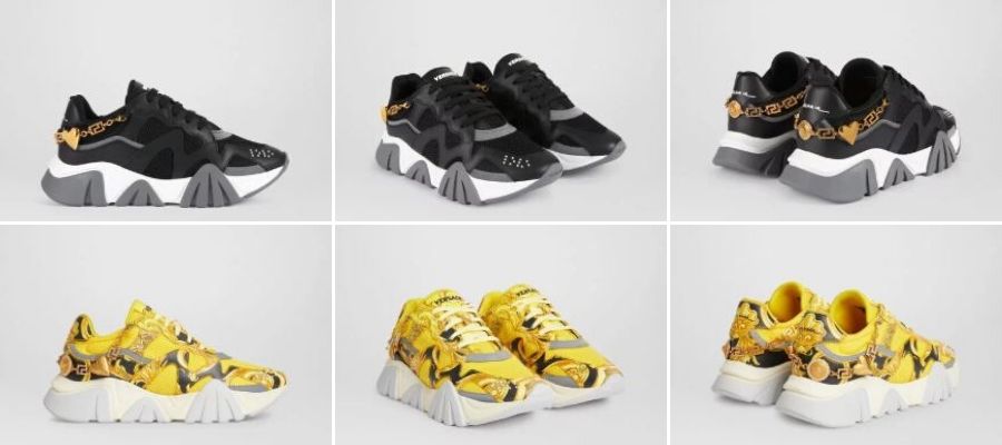 Squalo-sneaker-by-Versace-con-cadena dorada